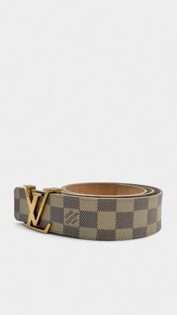 LOUIS VUITTON - DAMIER AZUR LV BELT - Image 2